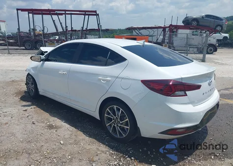 2020 Hyundai Elantra Limited из США, поврежденный, VIN 5NPD84LF0LH585851